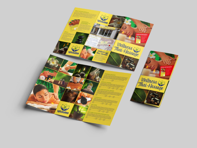 Flyer für Mussmann Thai-Massage