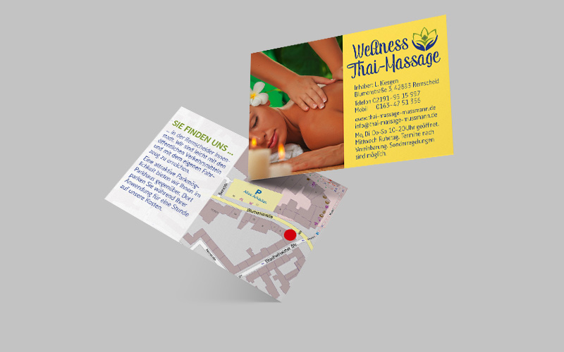 Visitenkarte für Mussmann Thai-Massage